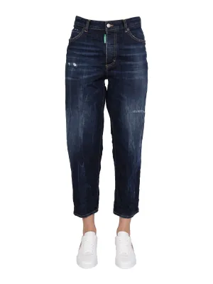 Dsquared2 Distressed Cropped Jeans