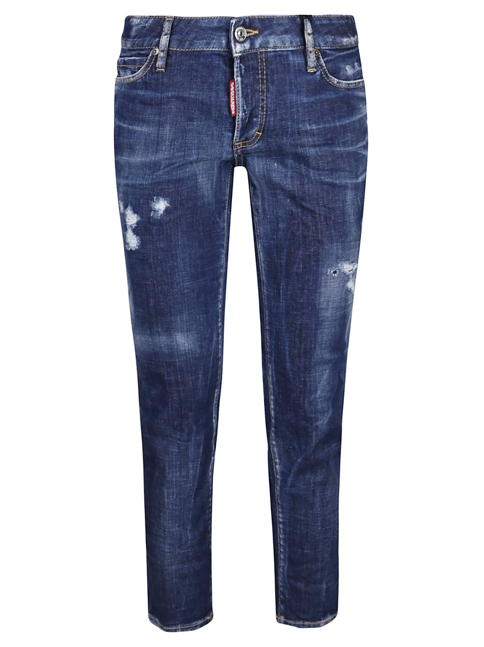 Dsquared2 Distressed Cropped Jeans