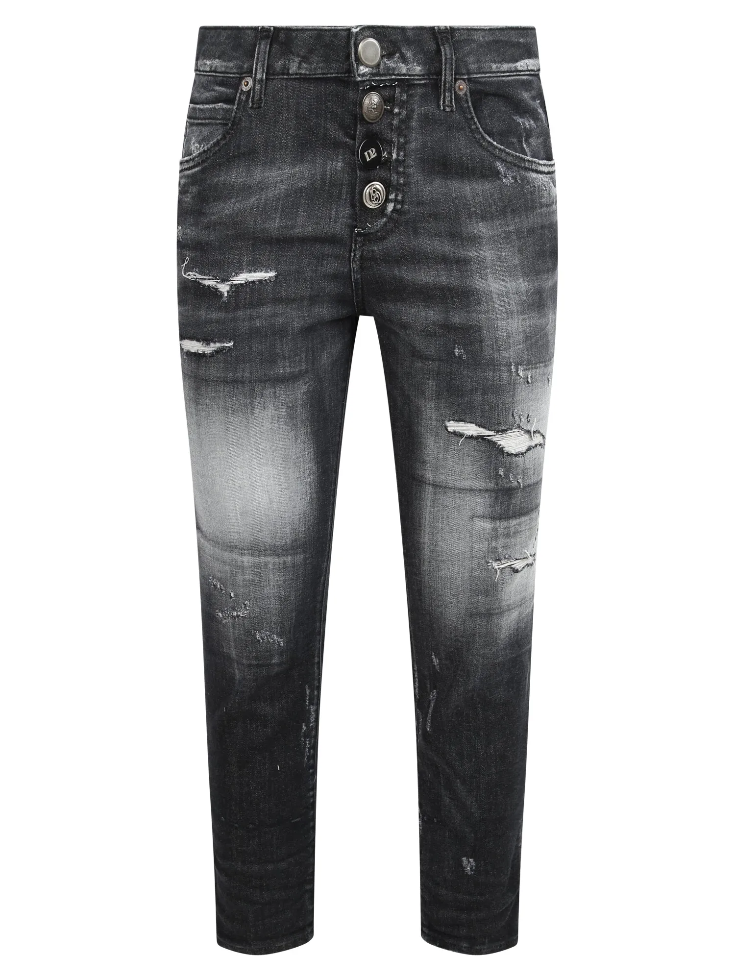 Dsquared2 Distressed Cropped Jeans