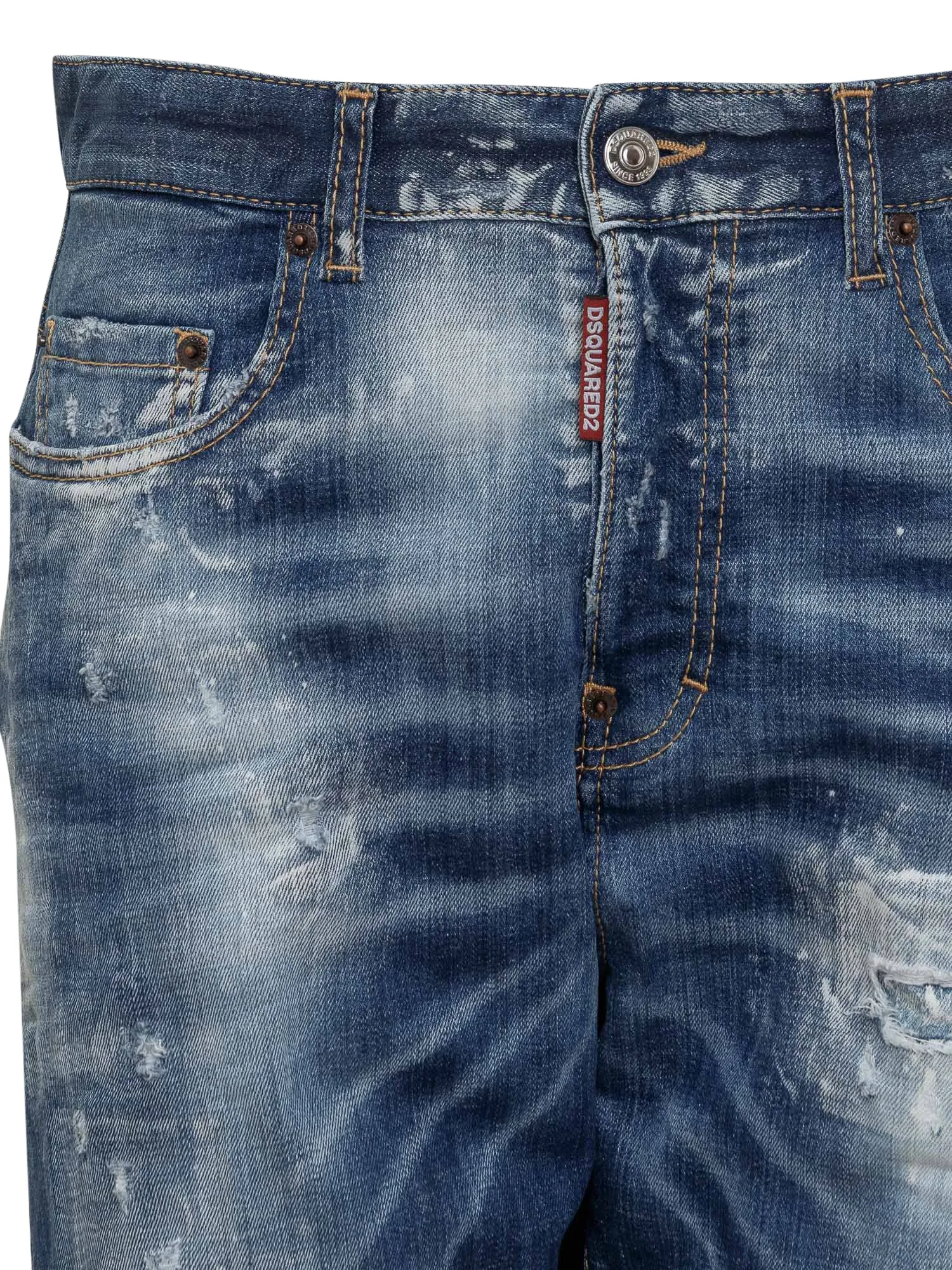 Dsquared2 Distressed Cropped Jeans