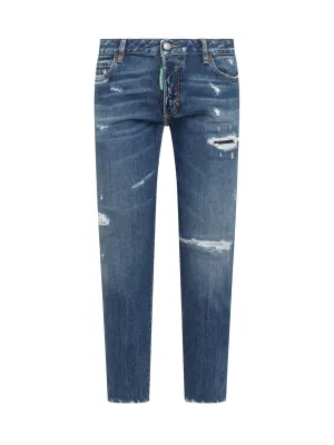 Dsquared2 Distressed Cropped Jeans