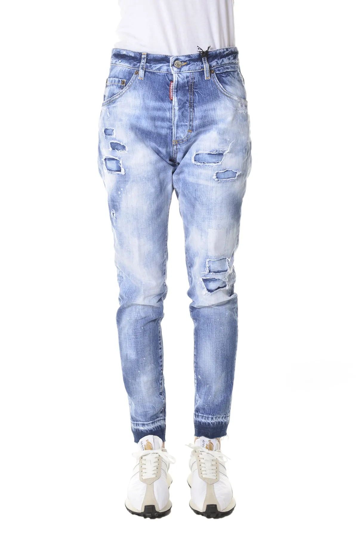 Dsquared2 Distressed Cropped Jeans