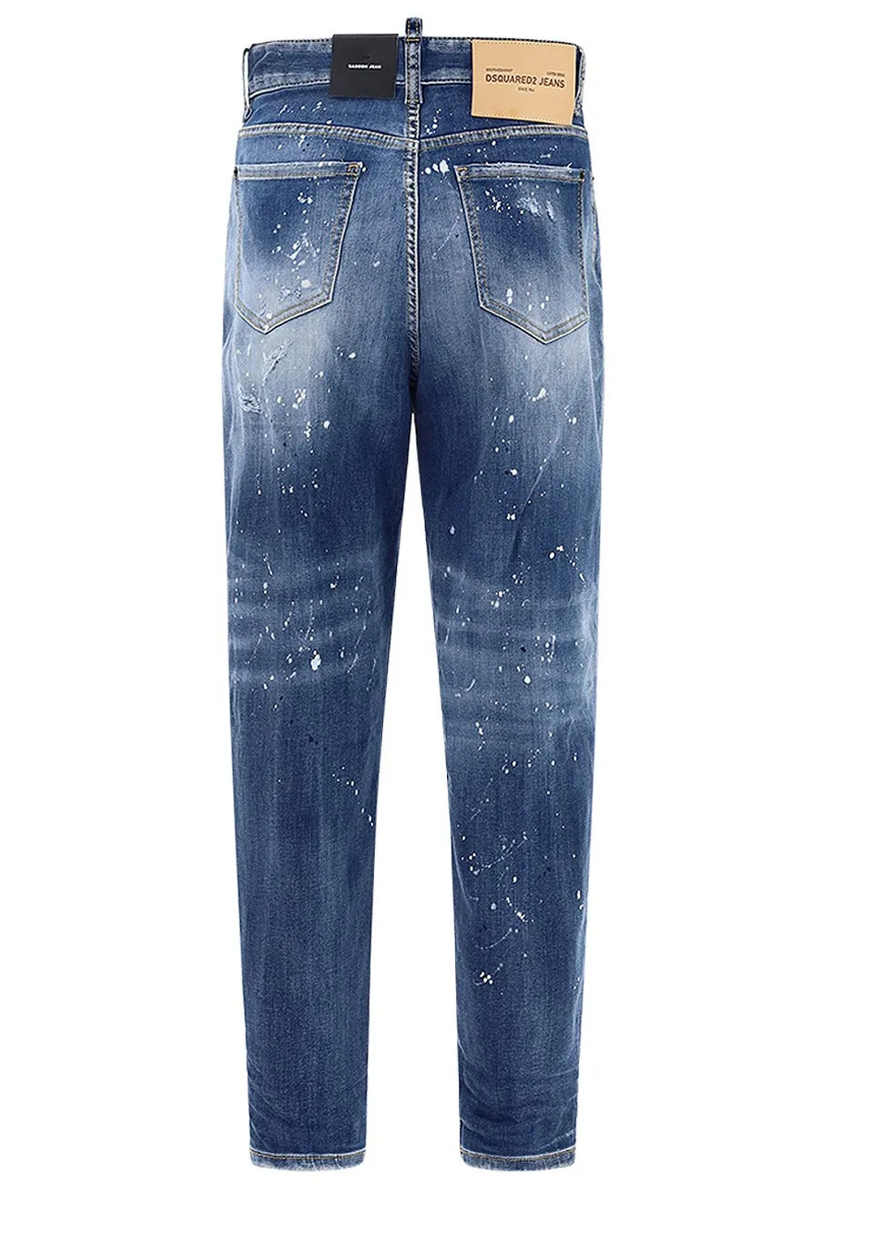 Dsquared2 Distressed High-Waist Jeans