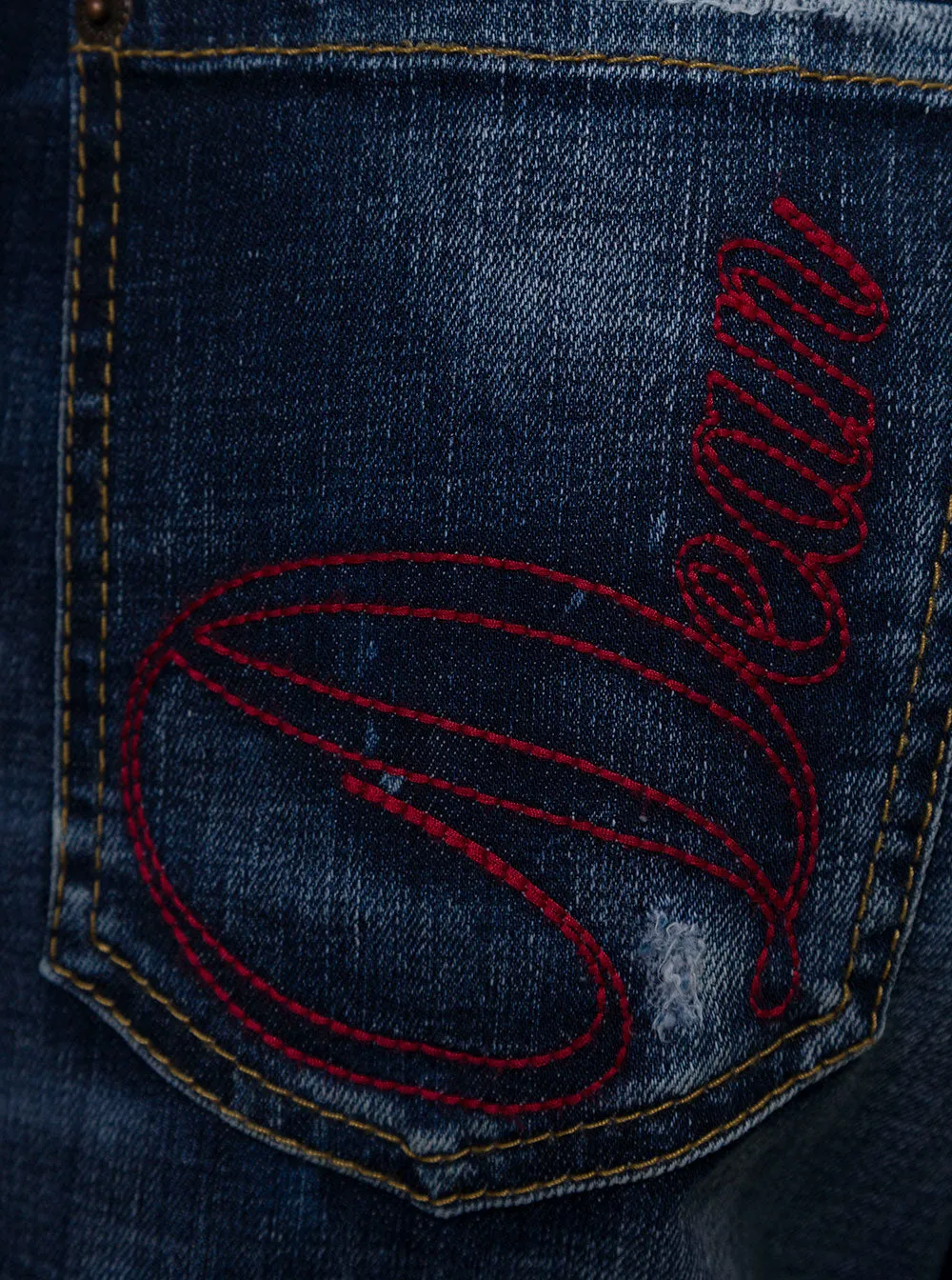 Dsquared2 Distressed Paint Splattered Jeans