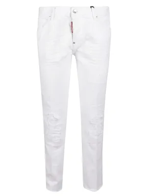 Dsquared2 Distressed Skinny-Cut Jeans