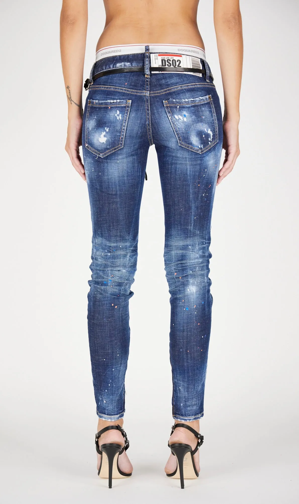 Dsquared2 Distressed Skinny Jeans