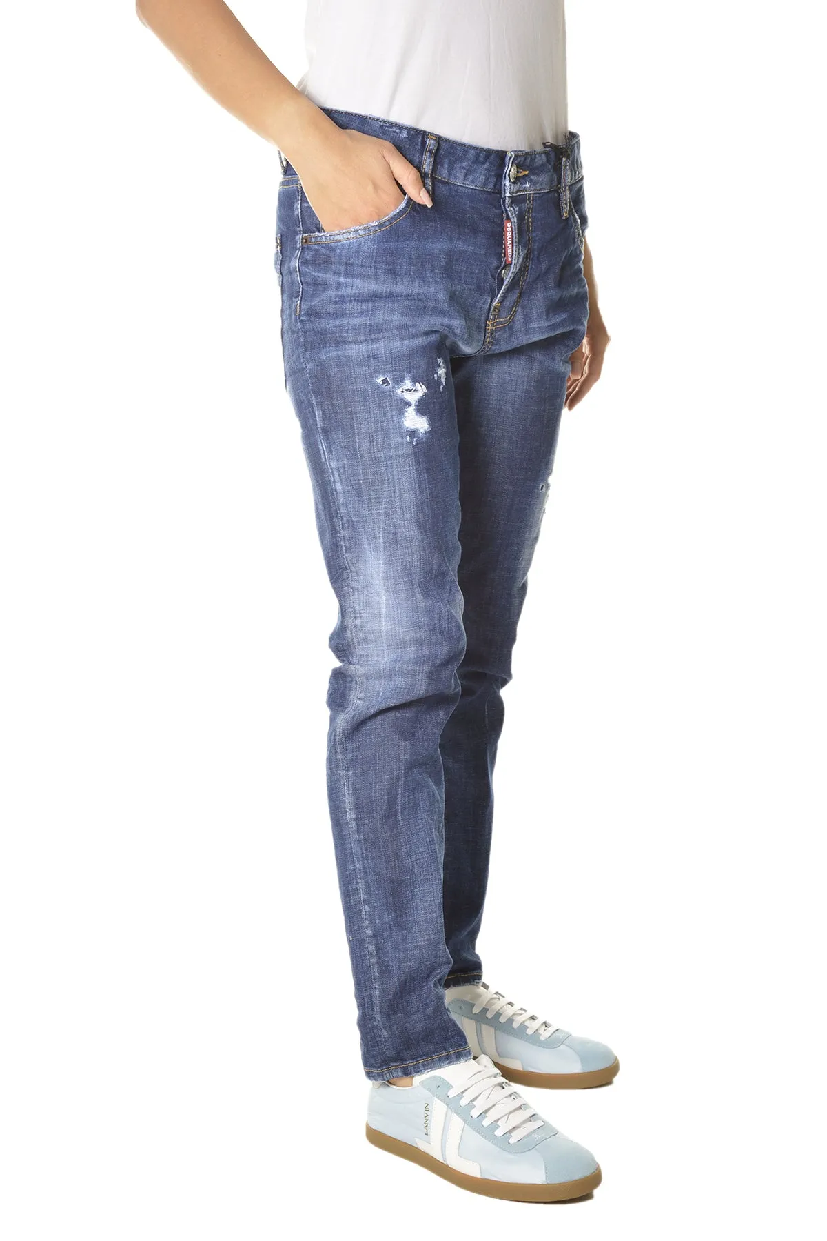 Dsquared2 Distressed Skinny Jeans