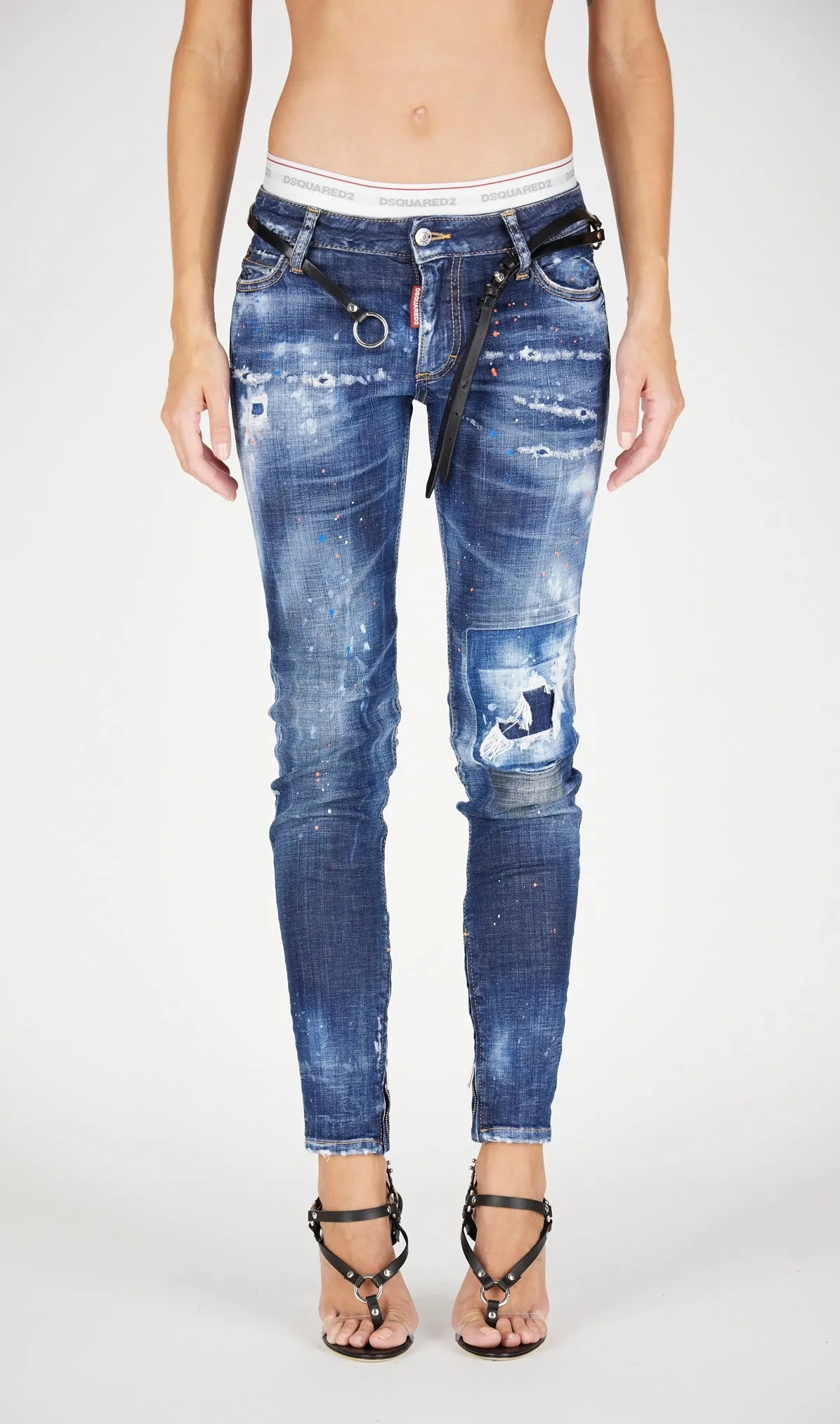 Dsquared2 Distressed Skinny Jeans