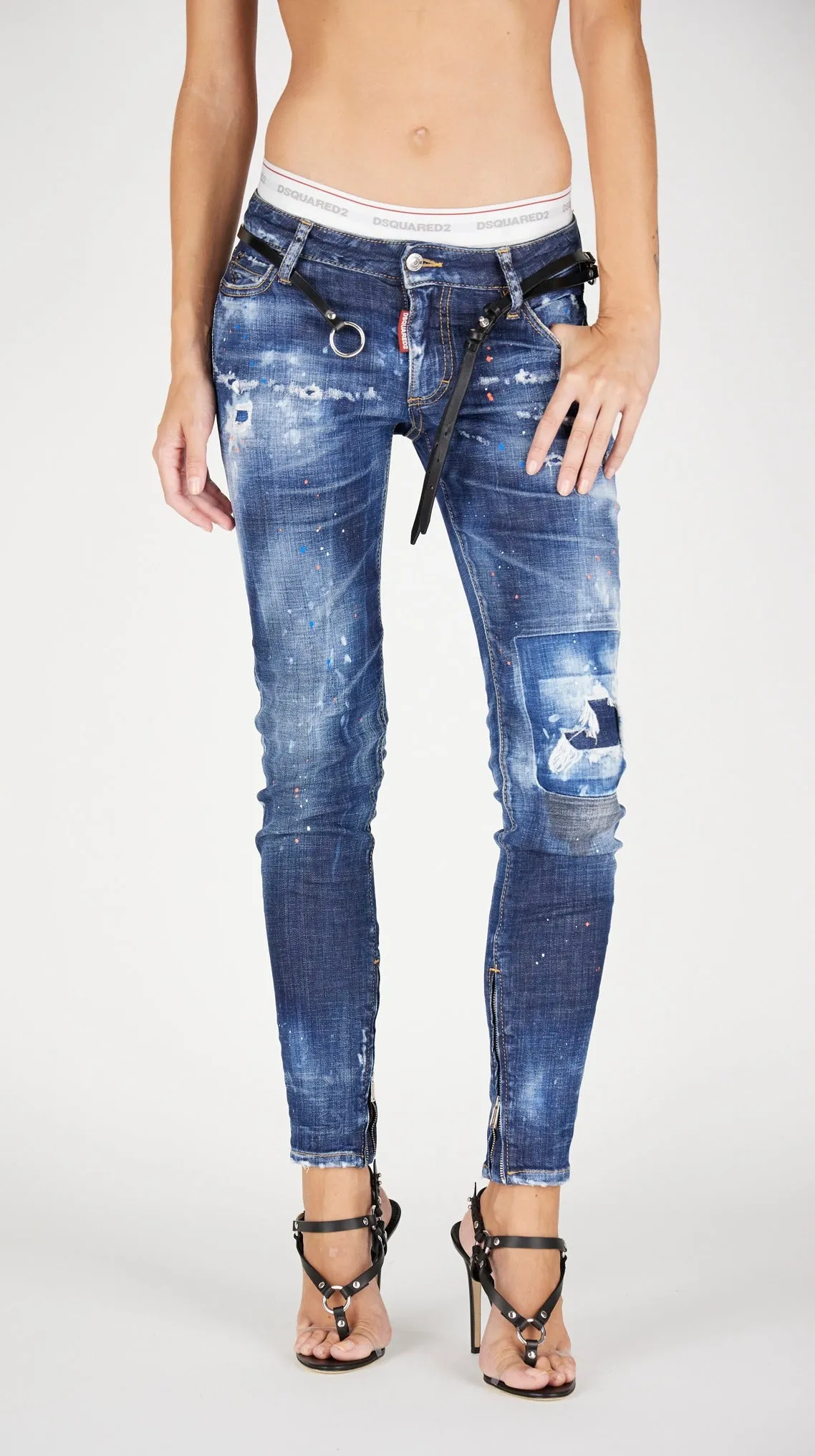 Dsquared2 Distressed Skinny Jeans
