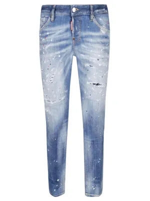 Dsquared2 Distressed Splatter Jeans