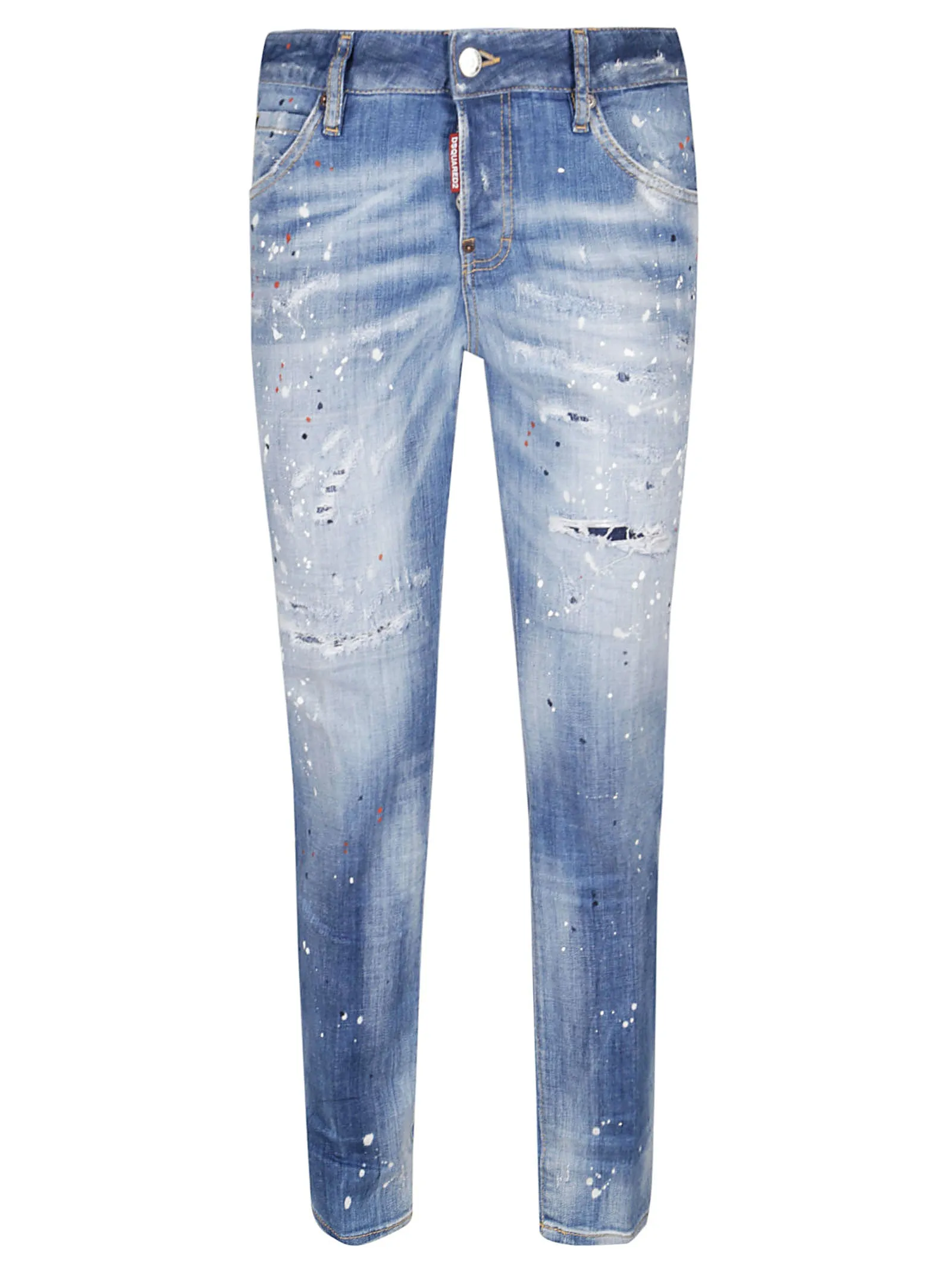 Dsquared2 Distressed Splatter Jeans