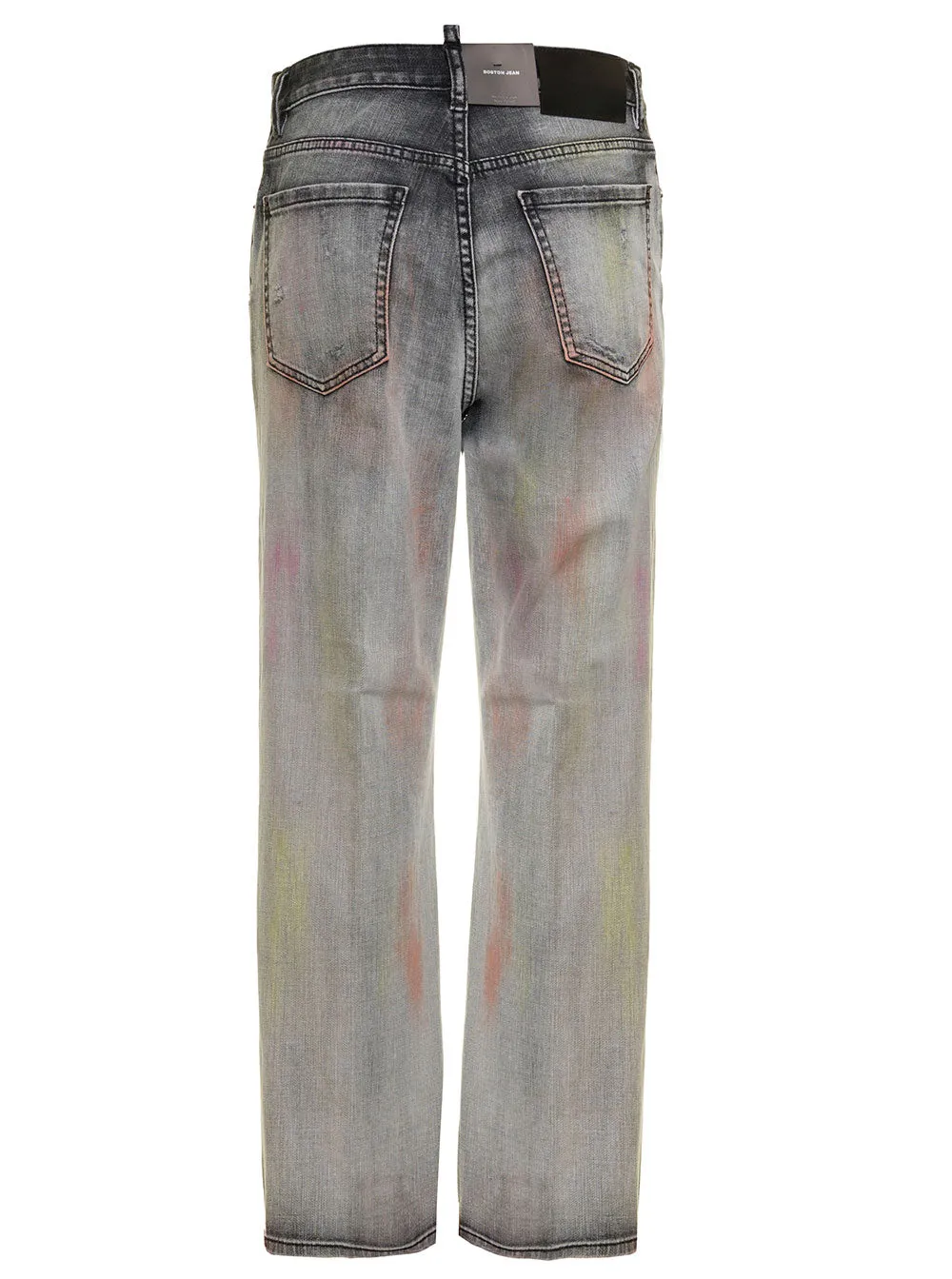 Dsquared2 Graffiti Distressed Jeans