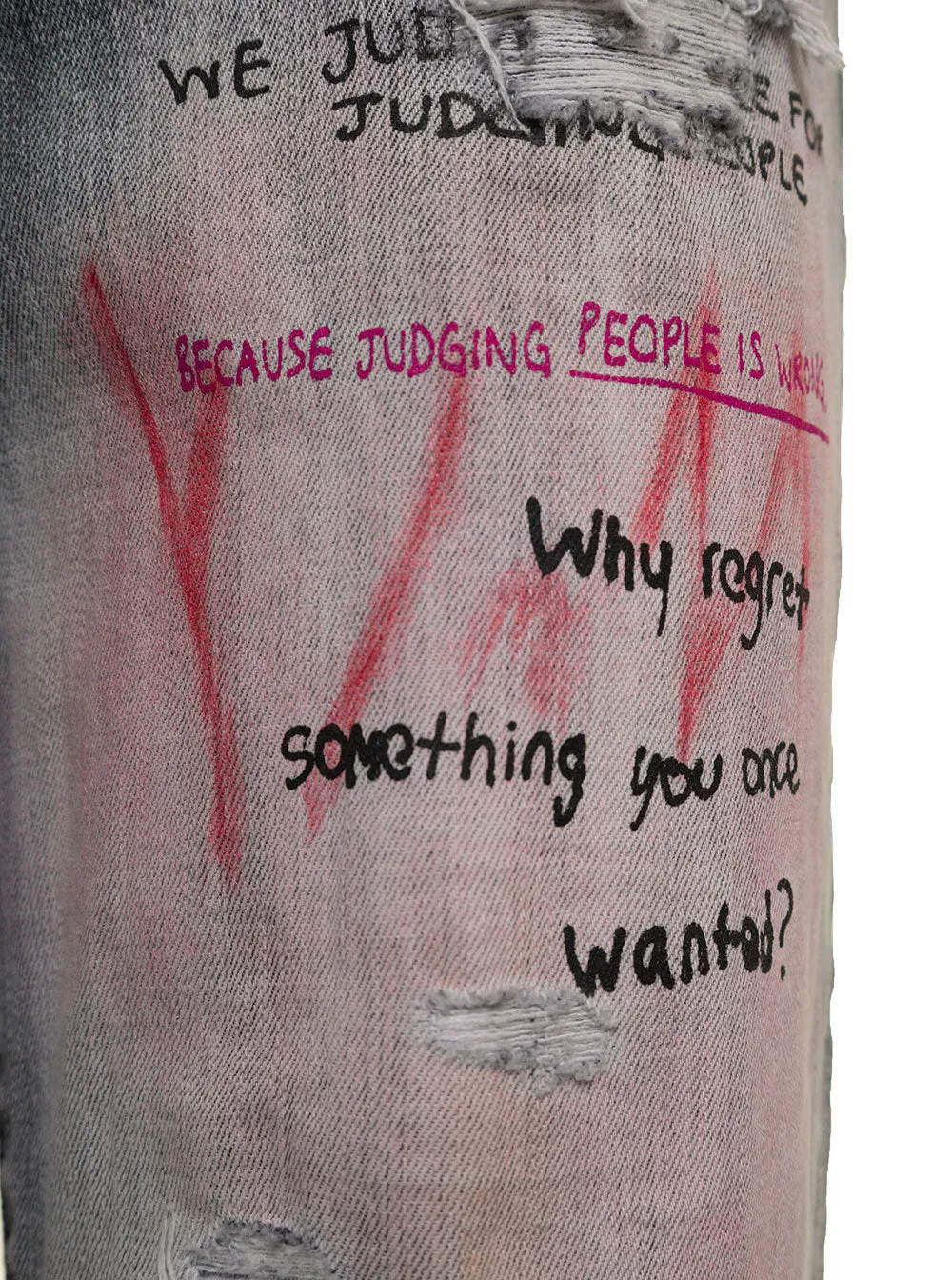 Dsquared2 Graffiti Distressed Jeans