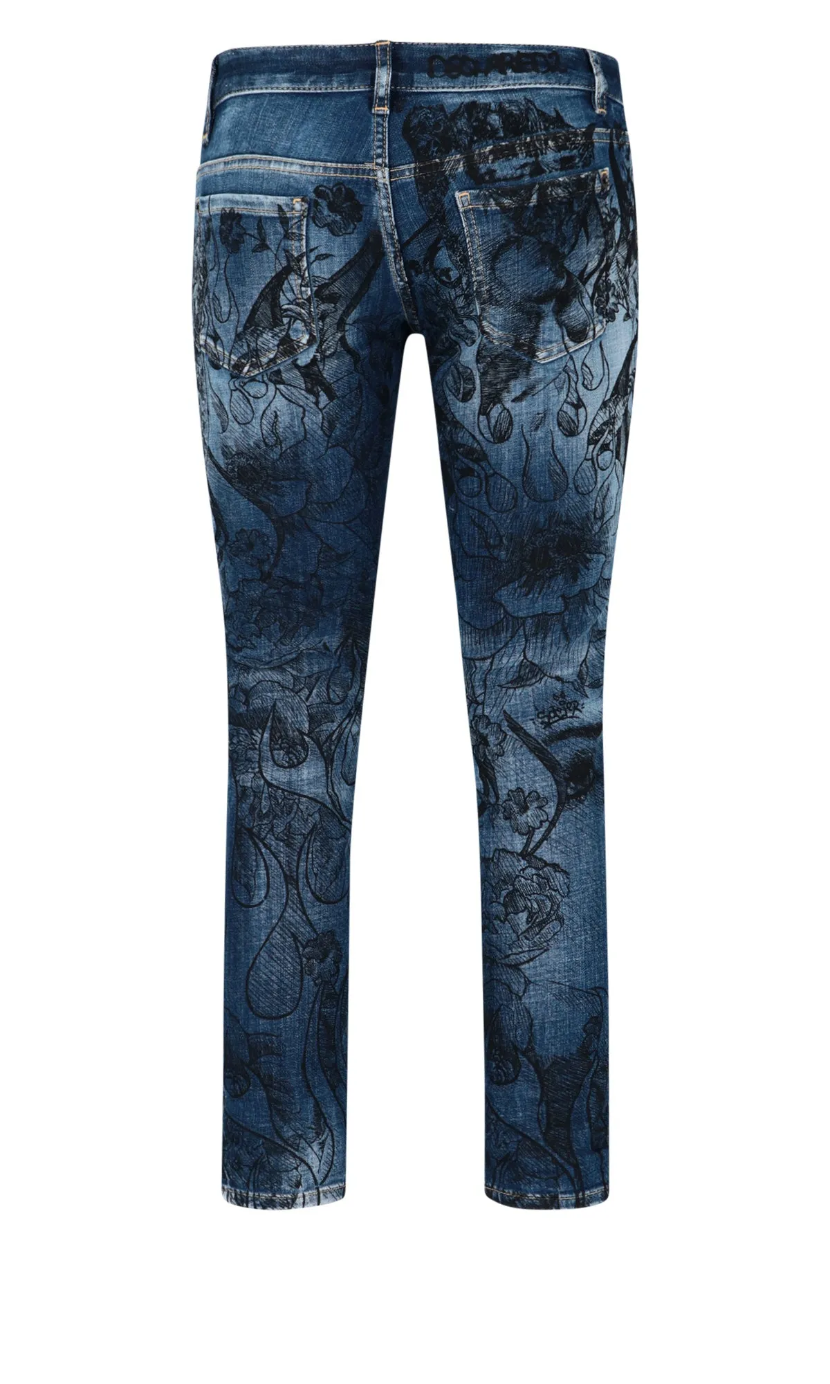 Dsquared2 Graphic Print Skinny Jeans