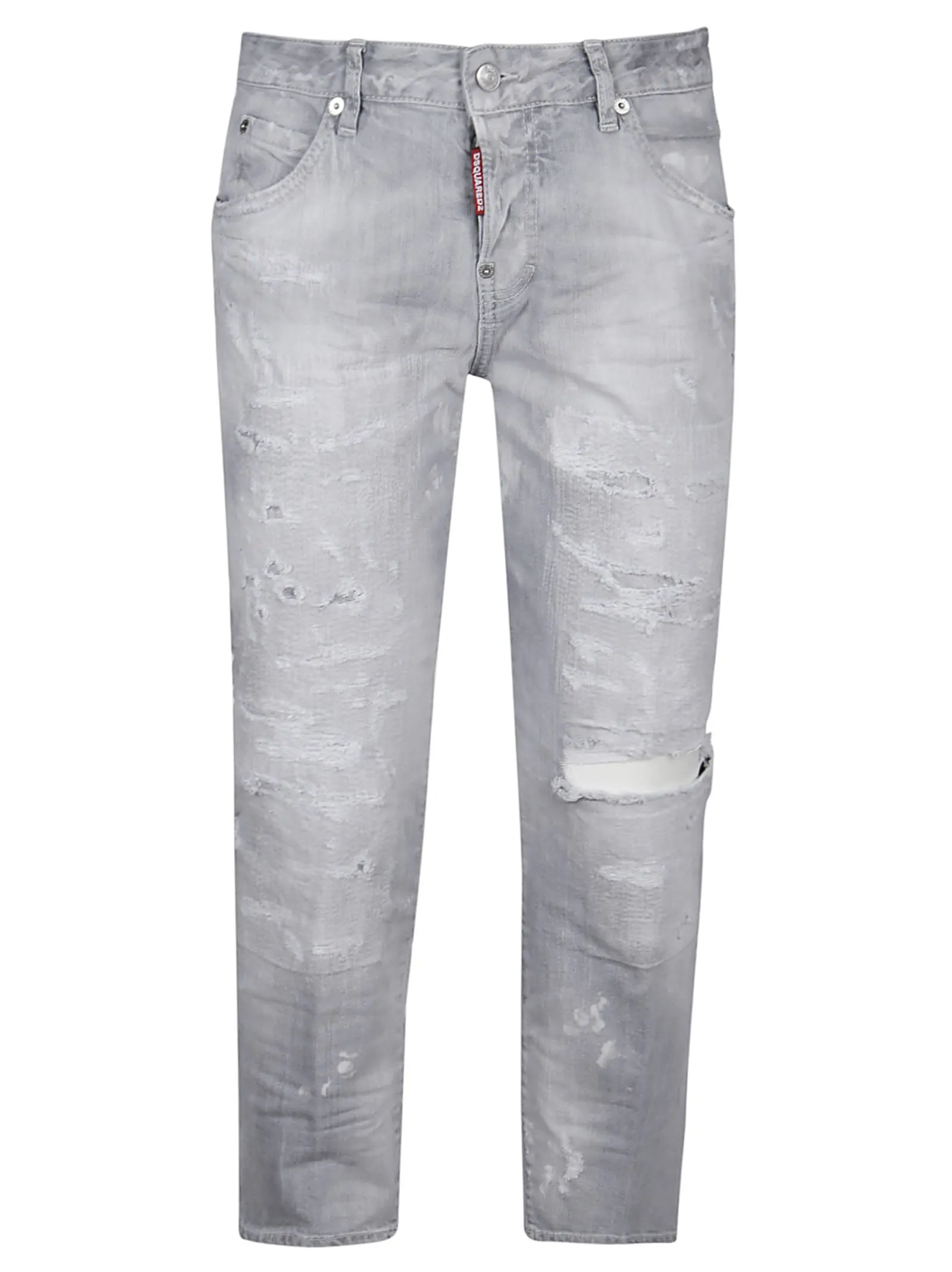 Dsquared2 High Waisted Cropped Jeans