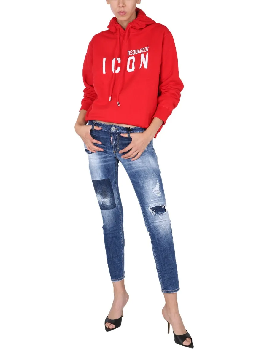 Dsquared2 Jennifer Destroyed Skinny Jeans