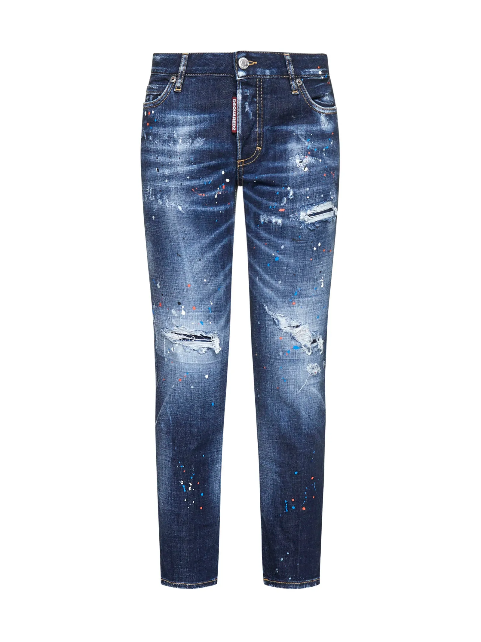Dsquared2 Jennifer Distressed Cropped Jeans