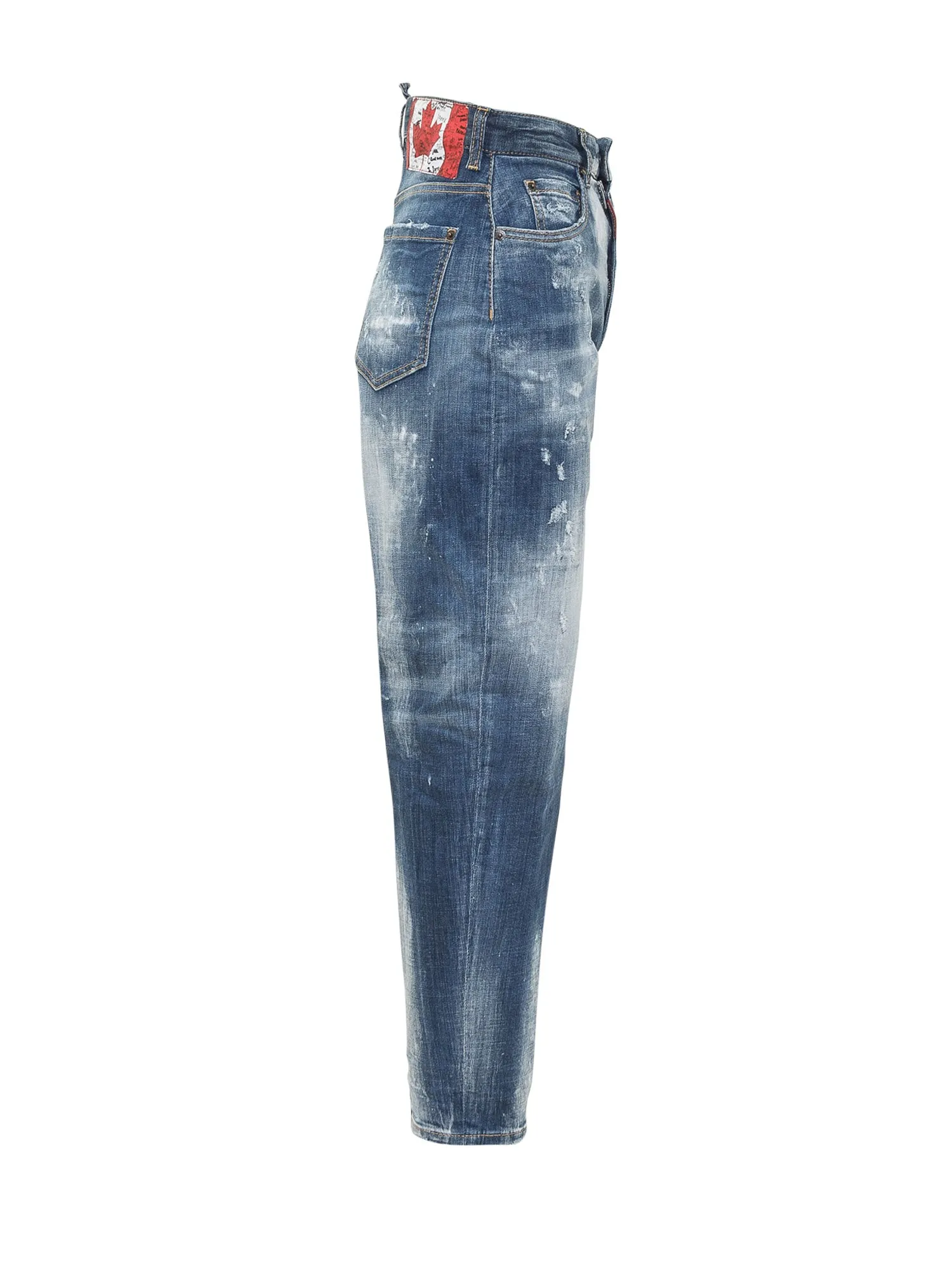 Dsquared2 Logo Distressed Jeans