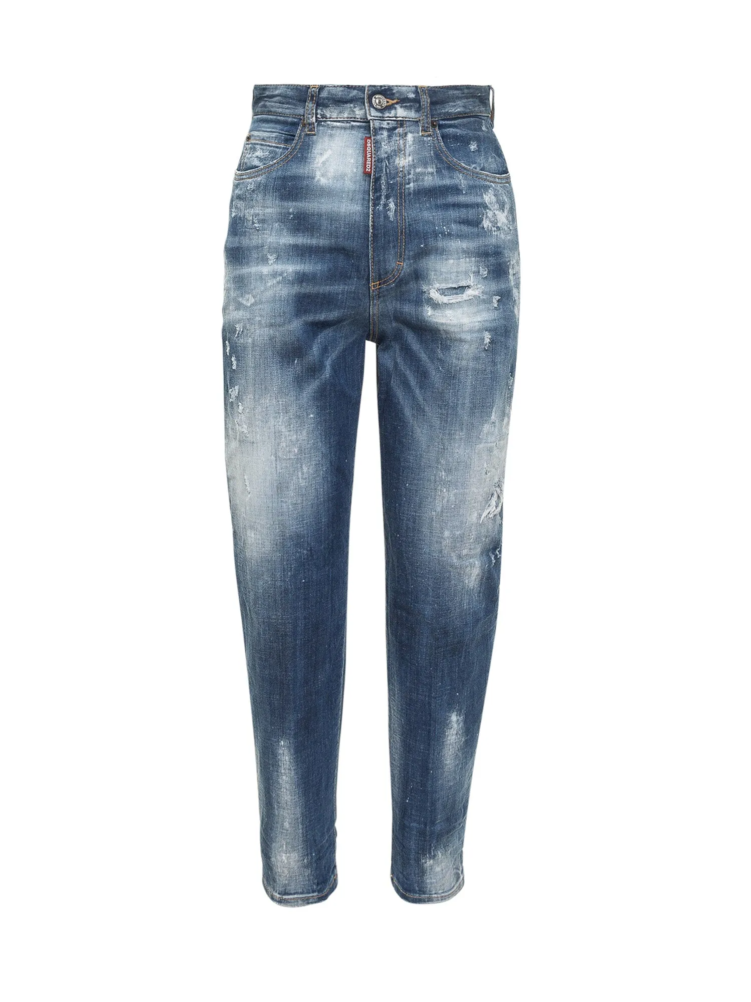 Dsquared2 Logo Distressed Jeans