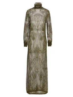 Dsquared2 Open-Knit Maxi Dress