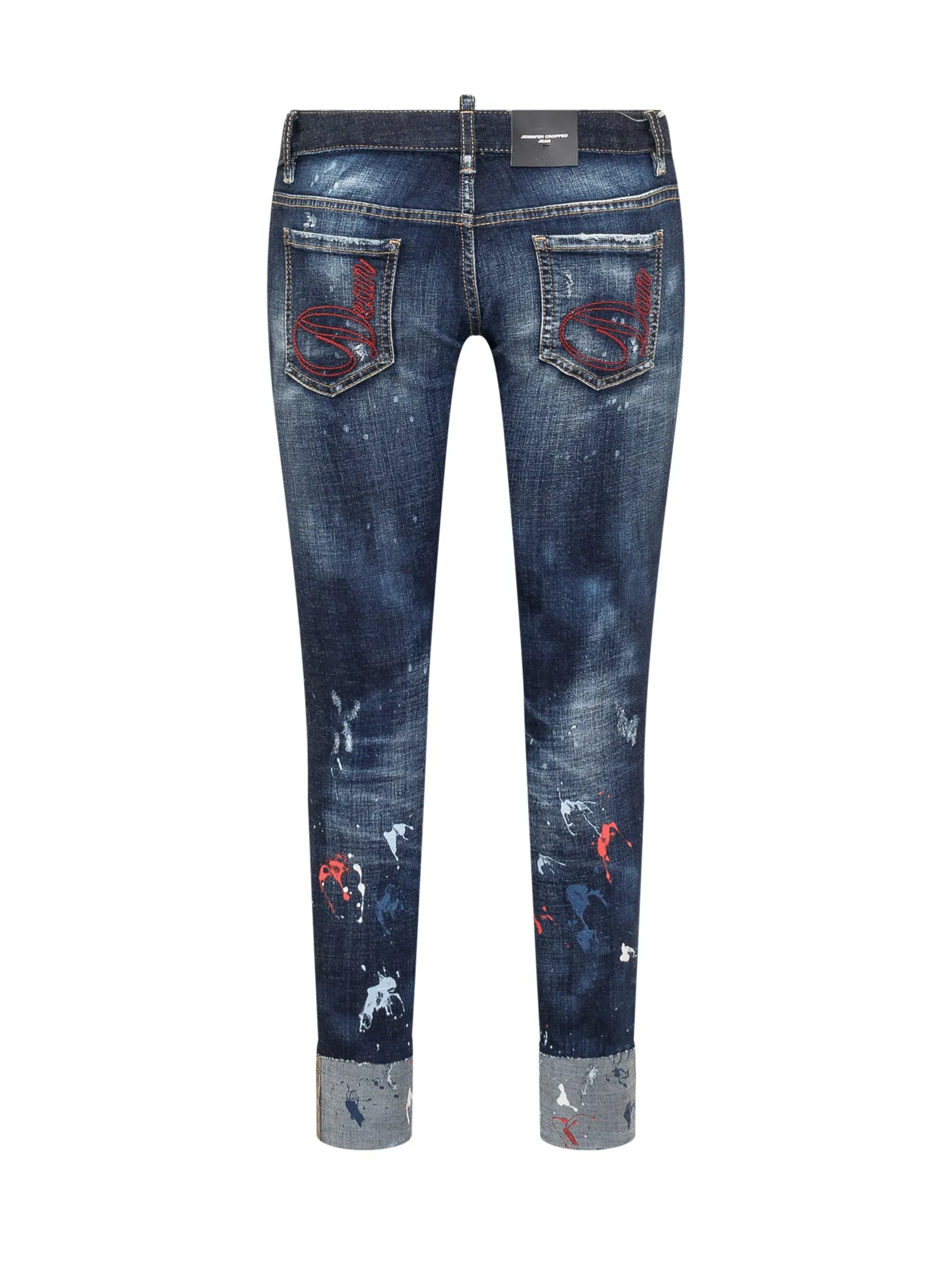 Dsquared2 Paint-Splattered Distressed Jeans