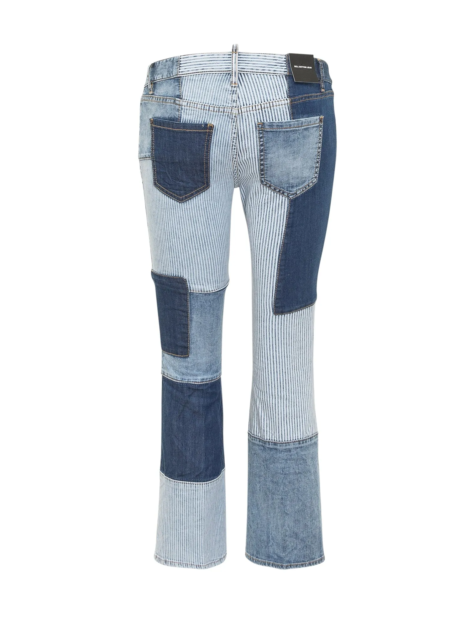 Dsquared2 Patchwork Flared Jeans