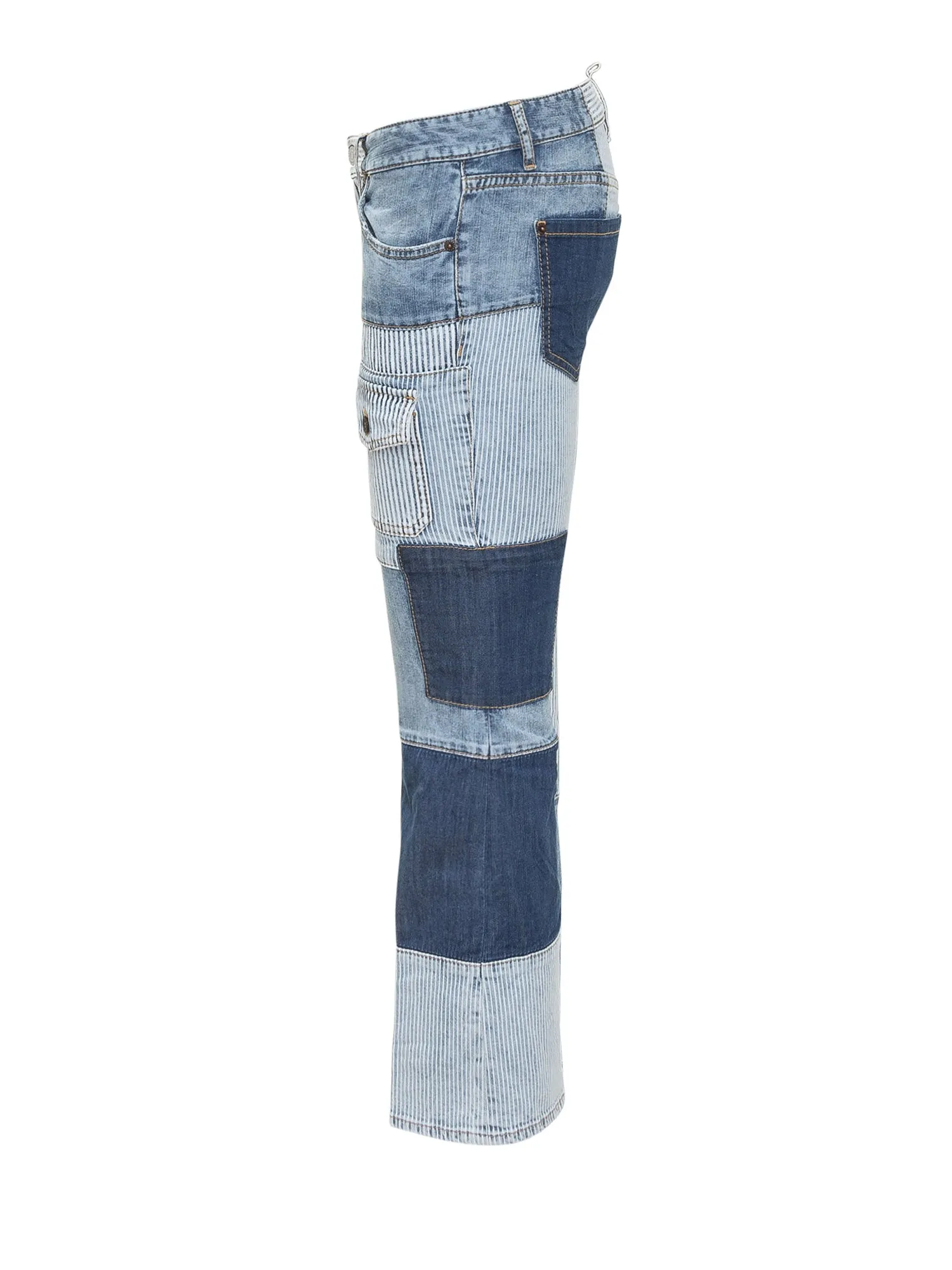 Dsquared2 Patchwork Flared Jeans