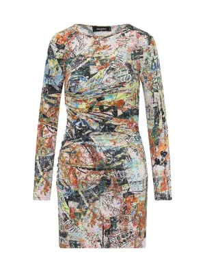 Dsquared2 Printed Bodycon Dress