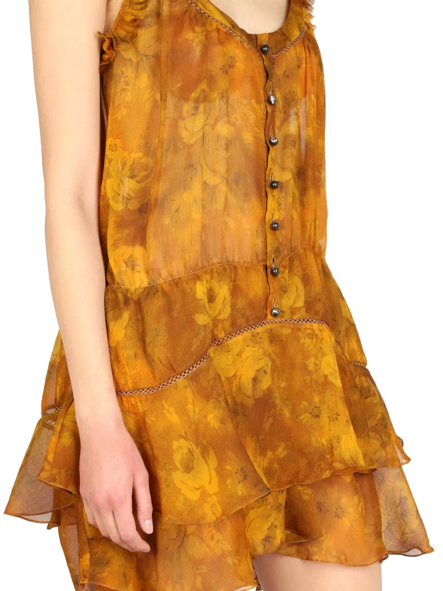 Dsquared2 Printed Mini Dress