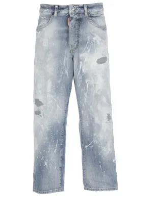 Dsquared2 Ripped Cropped Jeans