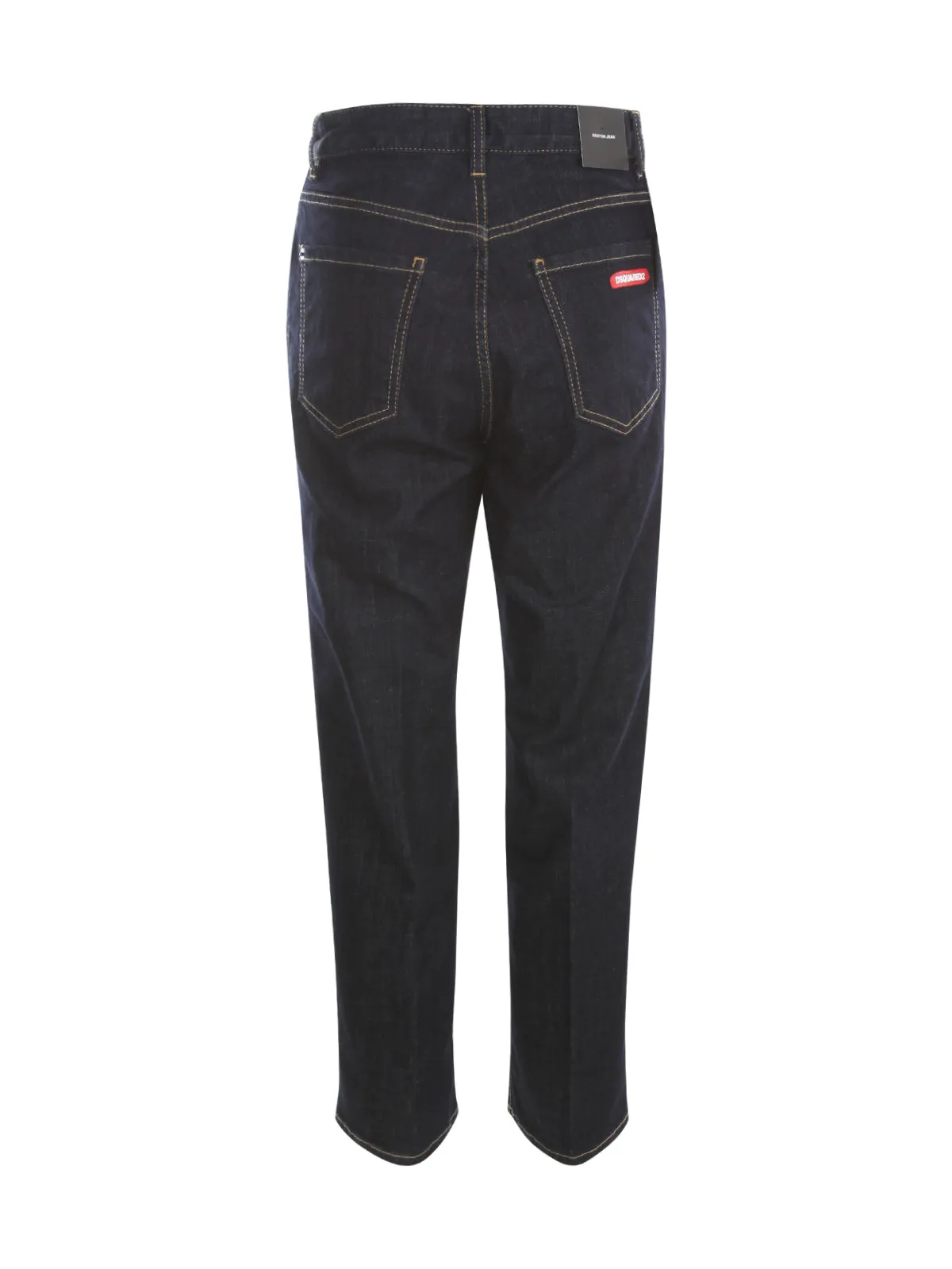 Dsquared2 Straight Leg Buttoned Jeans