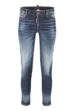 Dsquared2 Twiggy Cropped Leg Jeans