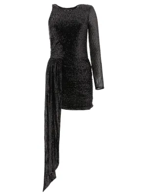 Elisabetta Franchi Asymmetric Mini Dress