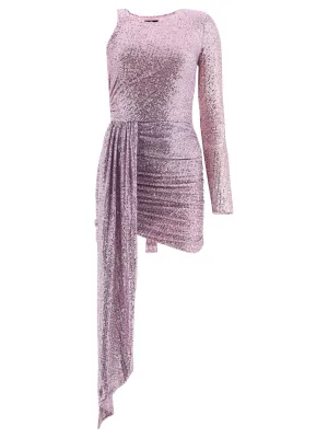 Elisabetta Franchi Asymmetric Mini Dress