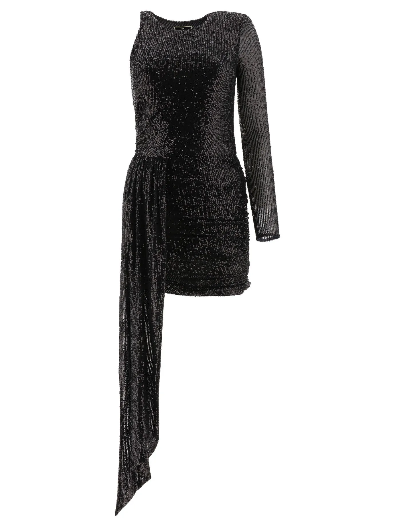 Elisabetta Franchi Asymmetric Mini Dress
