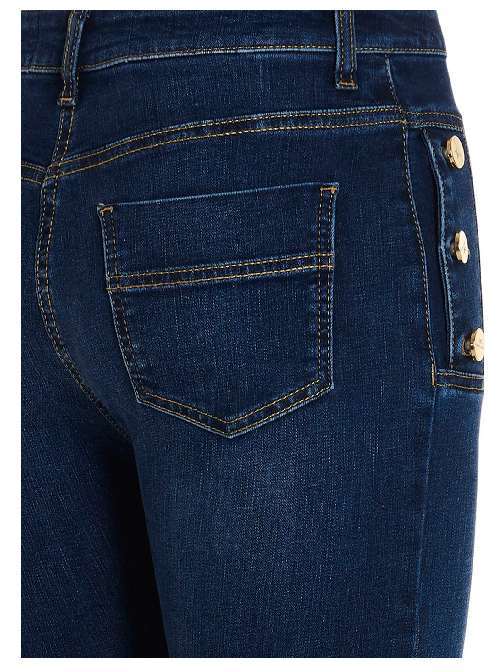 Elisabetta Franchi Buttoned Skinny Jeans