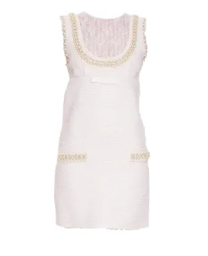 Elisabetta Franchi Embellished Sleeveless Dress