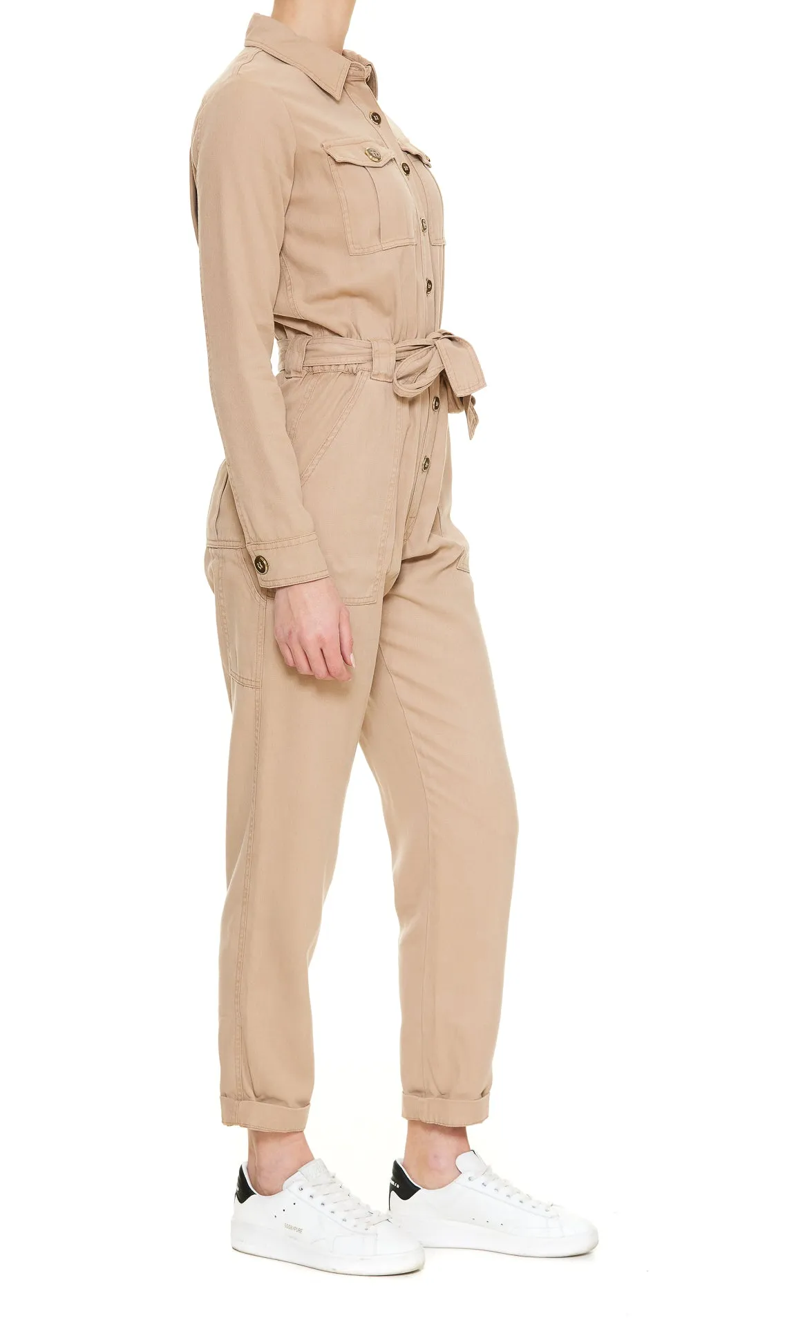Elisabetta Franchi Full Denim Jumpsuit