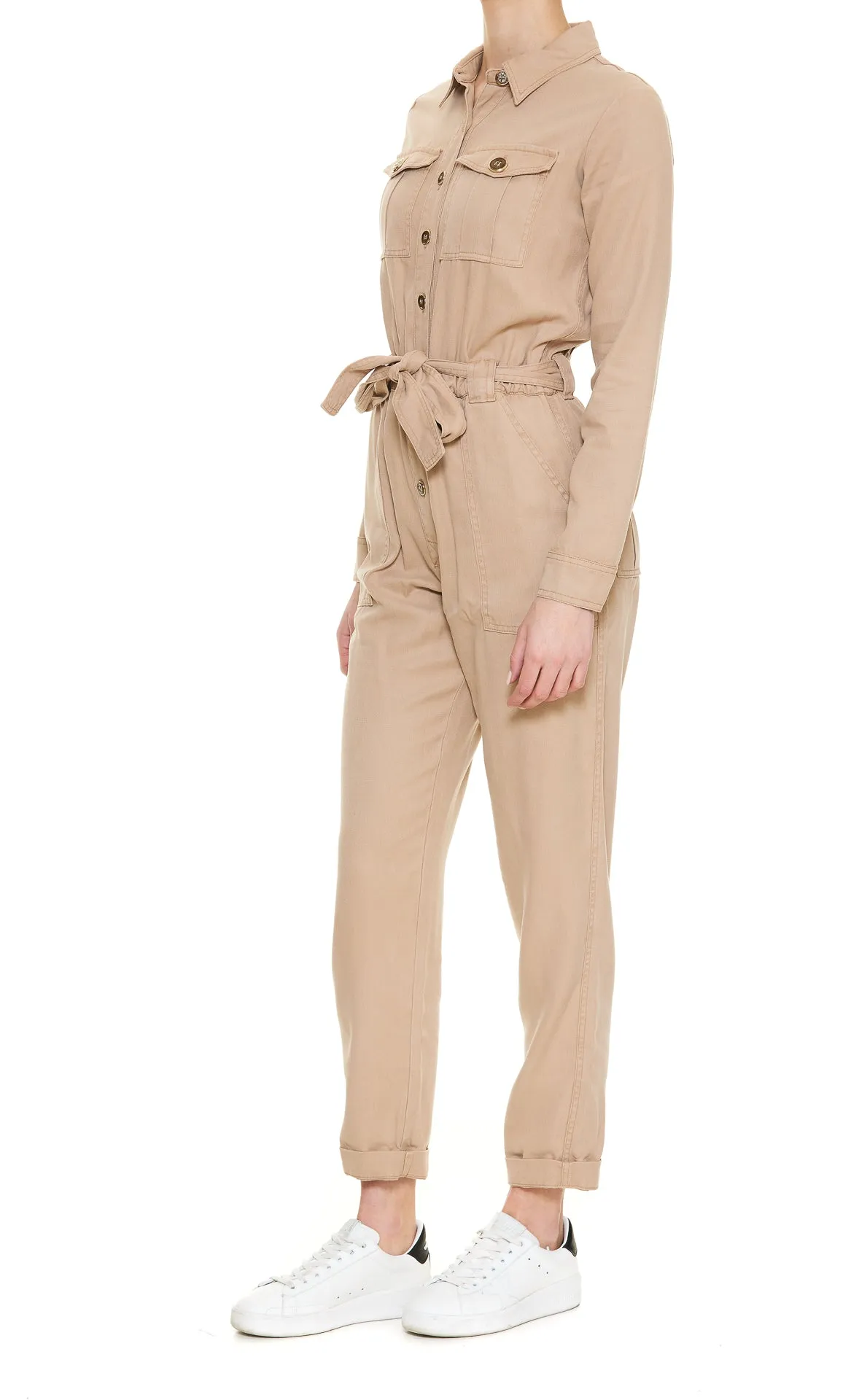 Elisabetta Franchi Full Denim Jumpsuit