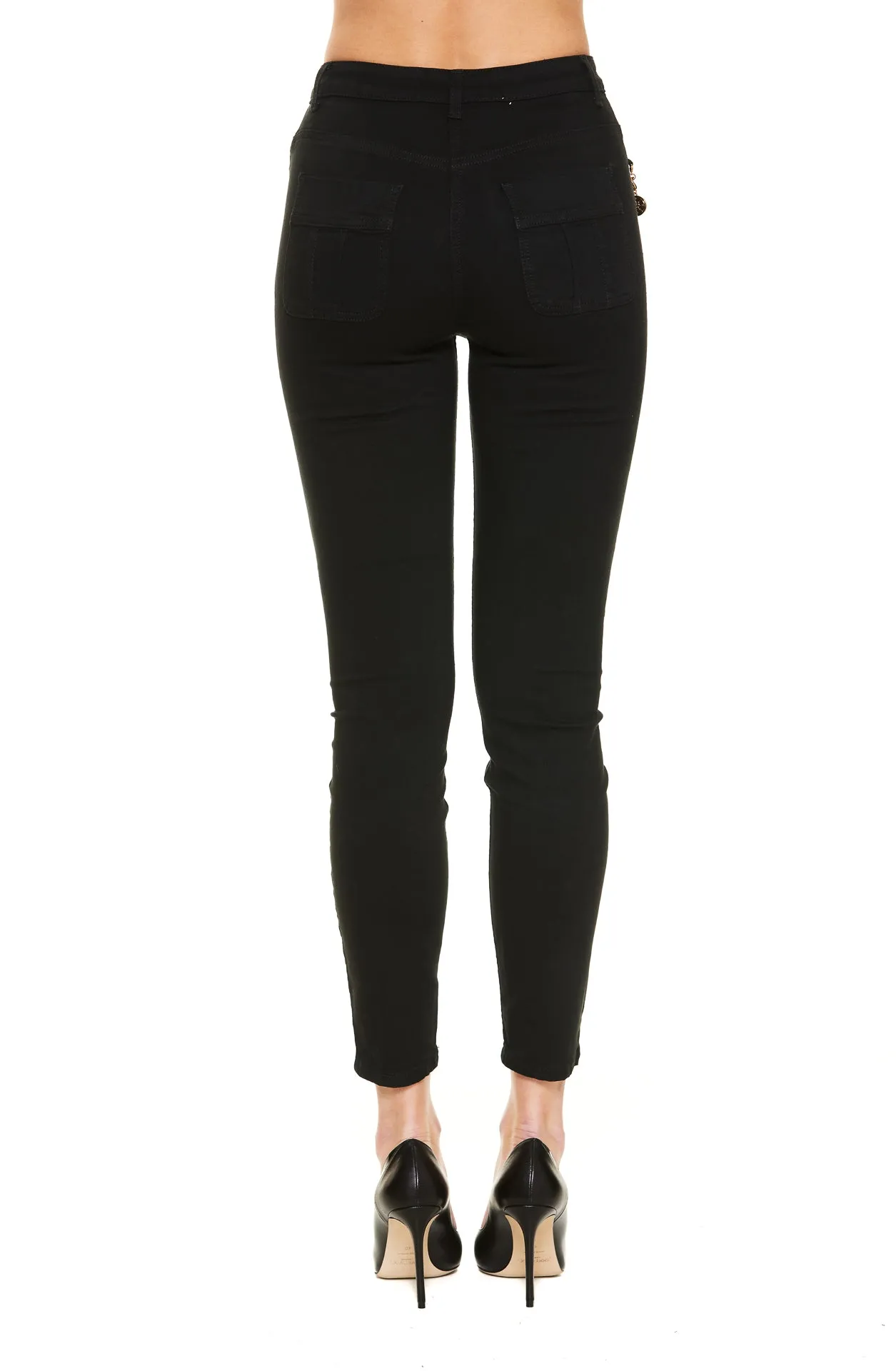 Elisabetta Franchi High Waist Skinny Jeans
