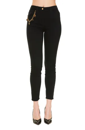 Elisabetta Franchi High Waist Skinny Jeans