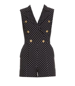 Elisabetta Franchi Polka Dot Print Jumpsuit