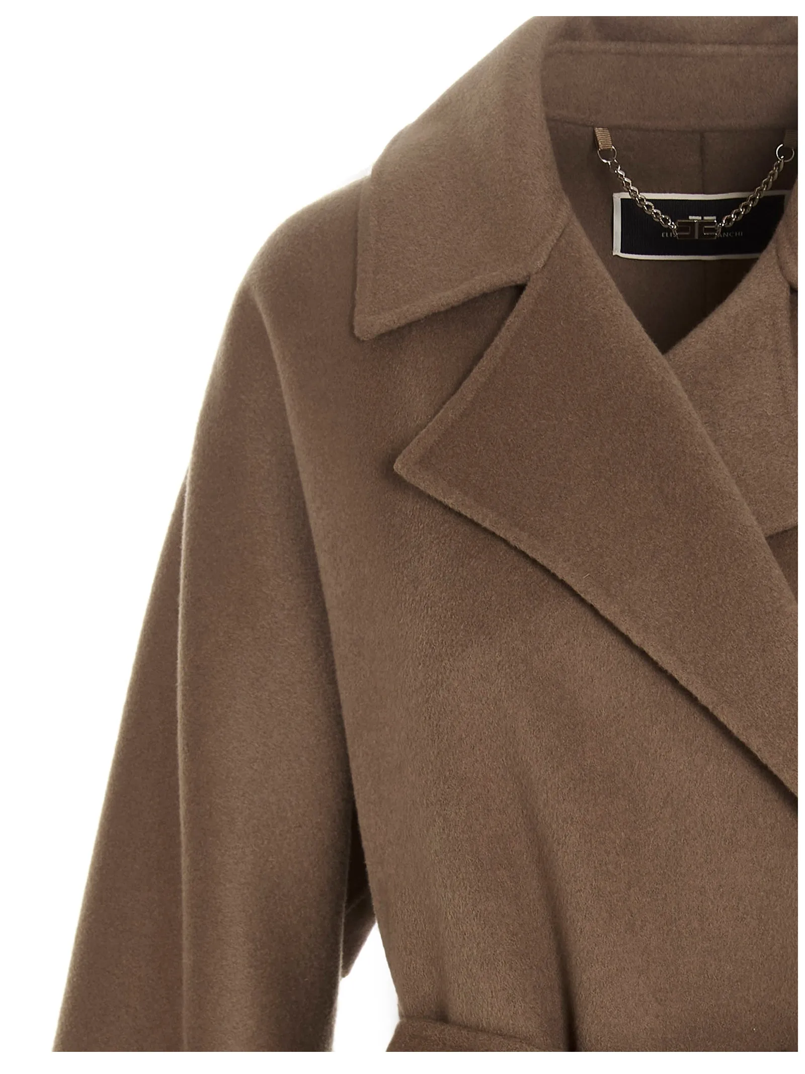 Elisabetta Franchi Wrap-Over Coat