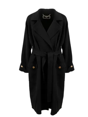 Elisabetta Franchi Wrap-Over Coat