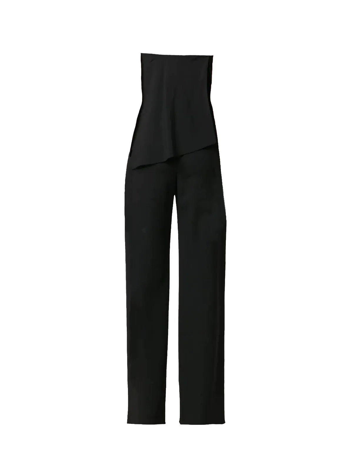 Emporio Armani Wide Leg Strapless Jumpsuit
