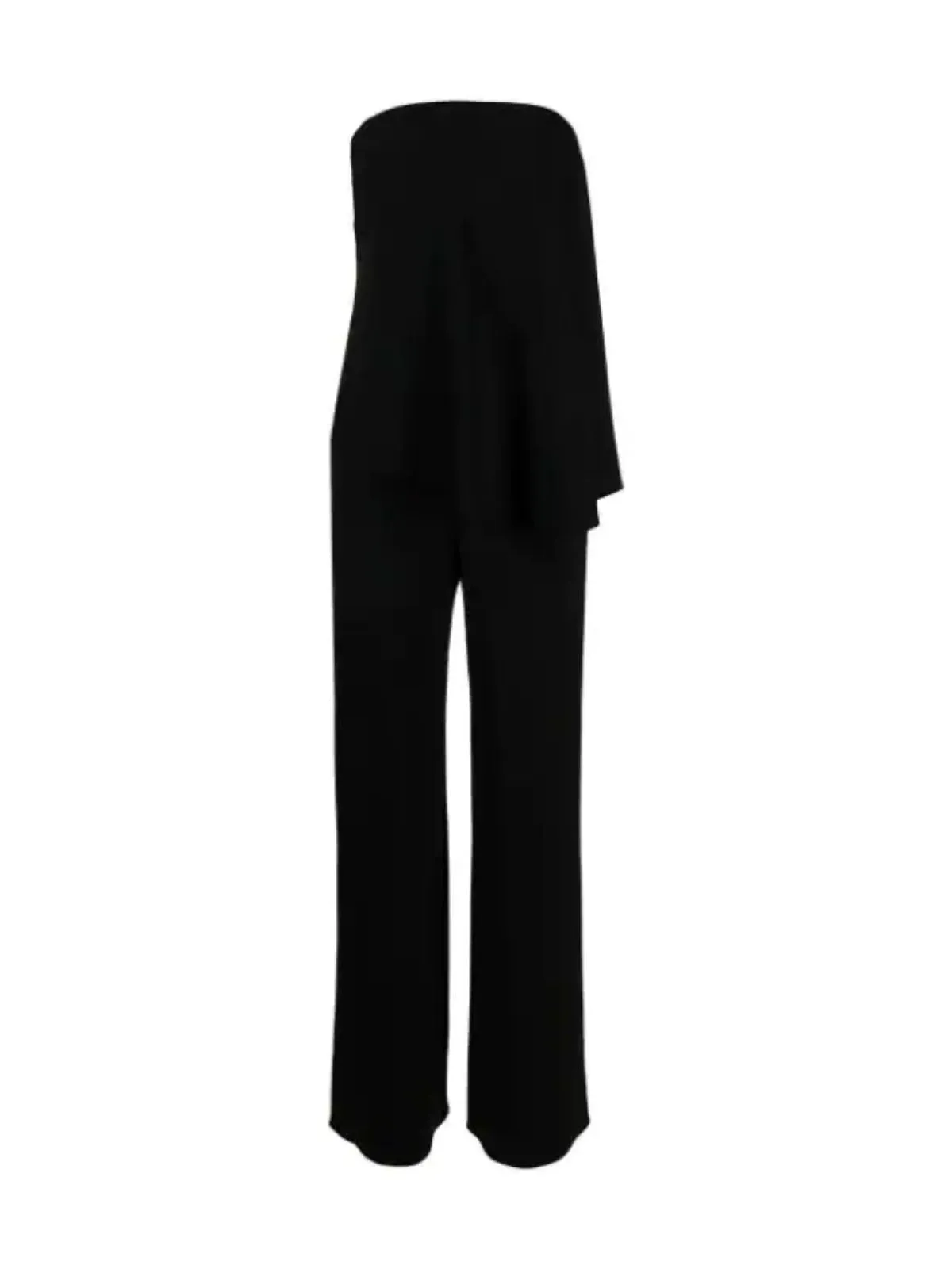 Emporio Armani Wide Leg Strapless Jumpsuit