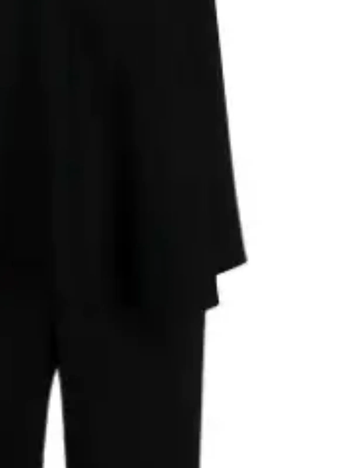 Emporio Armani Wide Leg Strapless Jumpsuit