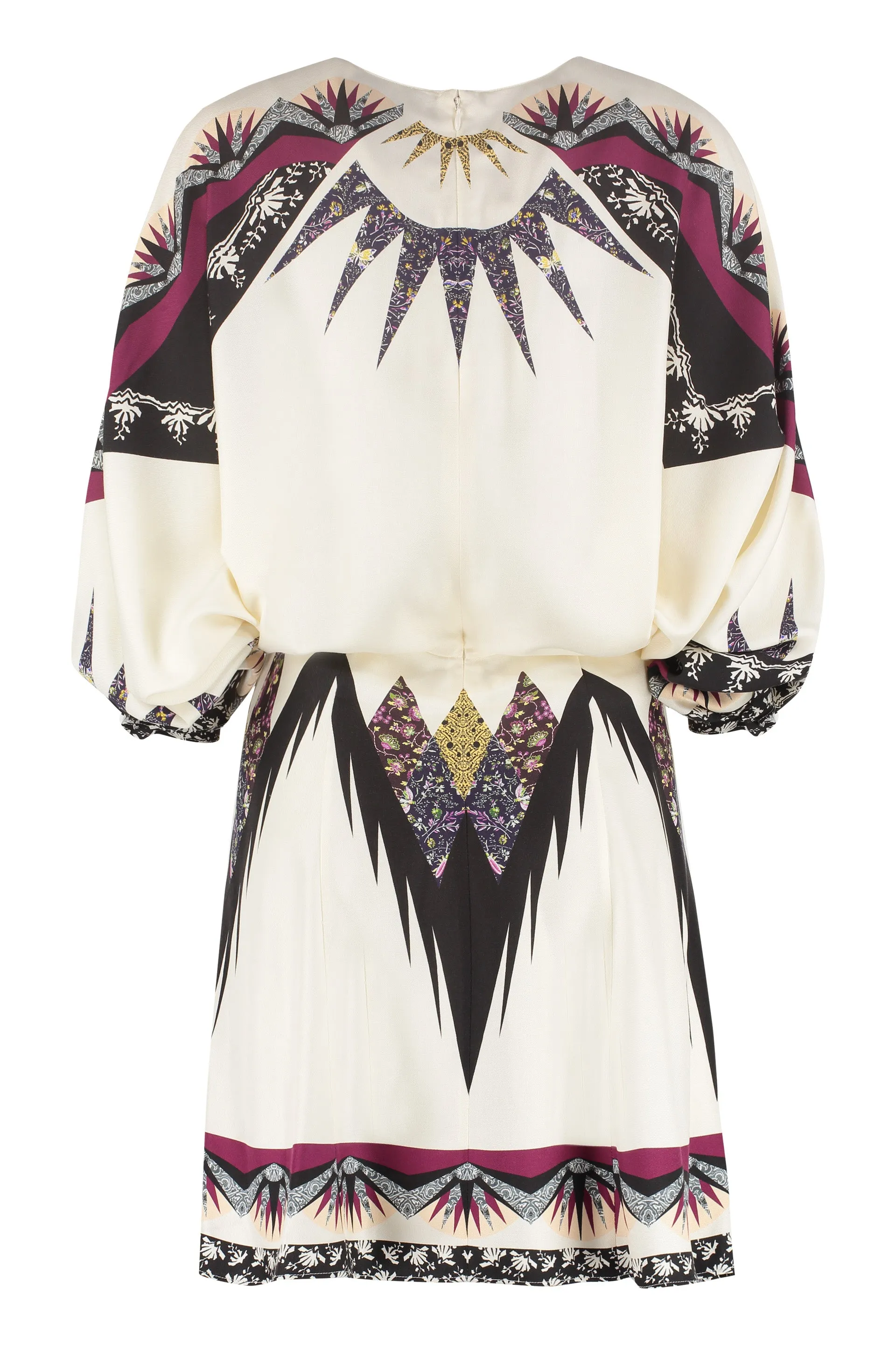 Etro Abstract Printed Crewneck Dress