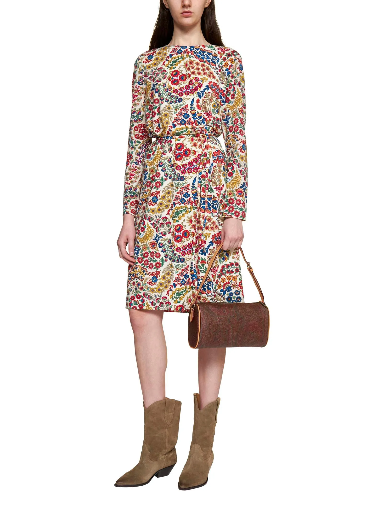 Etro Floral Printed Midi Dress