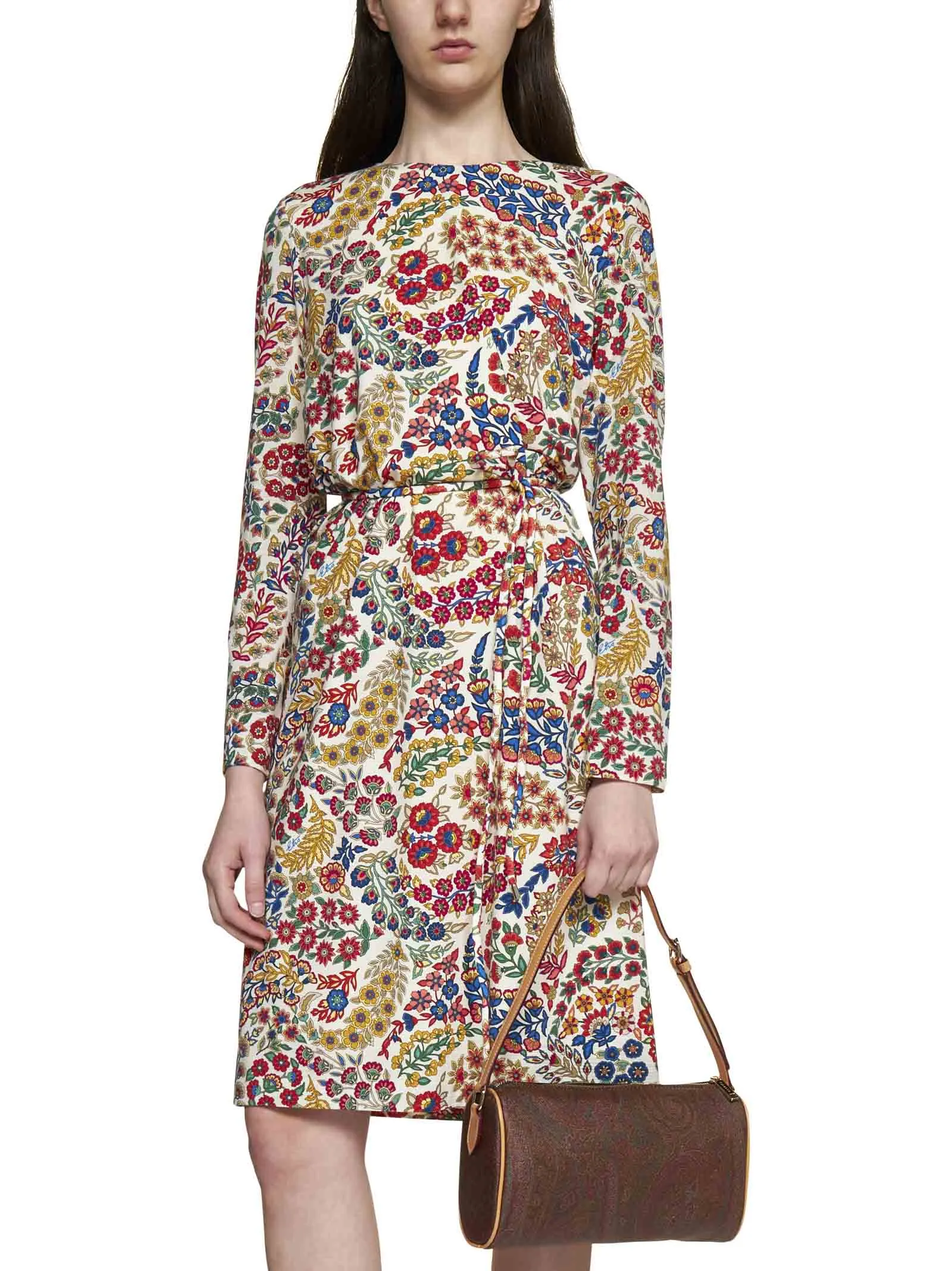Etro Floral Printed Midi Dress